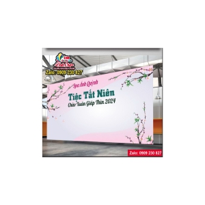 THIẾT KẾ BACKROUGH TẾT 2024 ĐẸP TẠI BA TRI